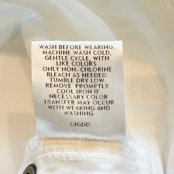 Eileen Fisher White Skinny Ankle Jeans - Picture 13 of 13